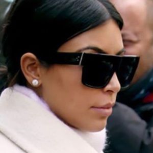 Celine ZZ Top Sunglasses Kim K style.  Polarized.   Authentic. CL 41756 807 3H